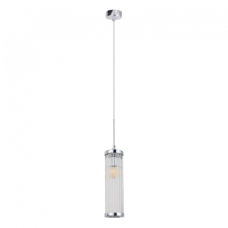 Подвесной светильник Crystal Lux Tadeo SP1 D100 Chrome/Transparente