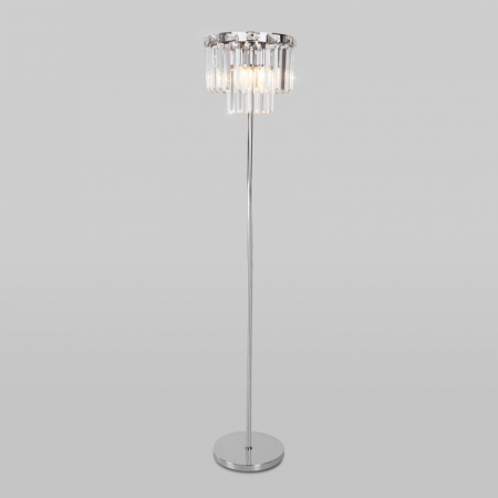 Торшер Eurosvet Elegante 01137/3 хром/прозрачный хрусталь Strotskis a060650