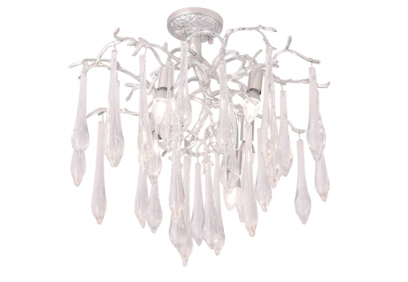 Потолочная люстра Crystal Lux REINA PL5 D600 SILVER PATINA