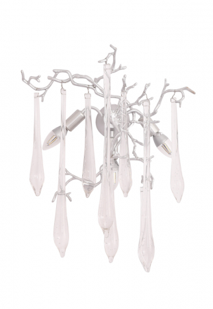 Настенный светильник Crystal Lux REINA AP3 SILVER PATINA