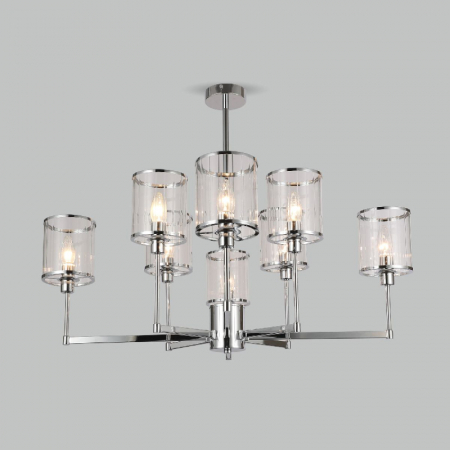 Люстра на штанге Eurosvet Inari 60144/8 хром Smart a061947