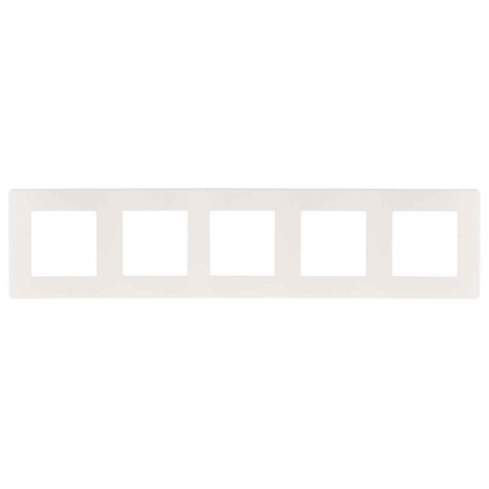 Рамка 5-постовая ЭРА 12 сатин белый 12-5105-01 Б0052539
