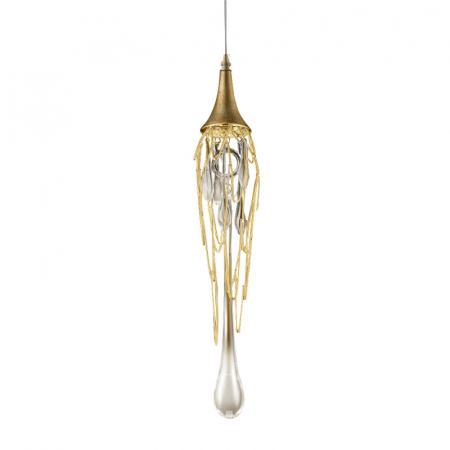 Подвесной светильник Delight Collection Goddess Tears P68009S-1G gold