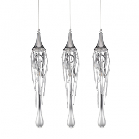 Подвесной светильник Delight Collection Goddess Tears P68009L-3 chrome