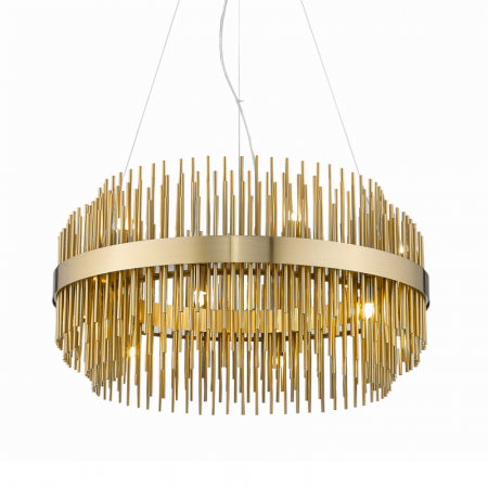 Подвесная люстра Delight Collection 68069 P68082-12 ant. brass