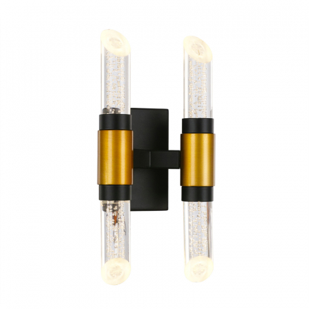 Настенный светильник Delight Collection MD18001040 MB18001040-4A black/gold