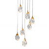 Подвесной светильник Delight Collection Crystal rock MD-020B-7 gold