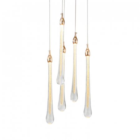 Подвесной светильник Delight Collection Teardrop OM801670-5-G