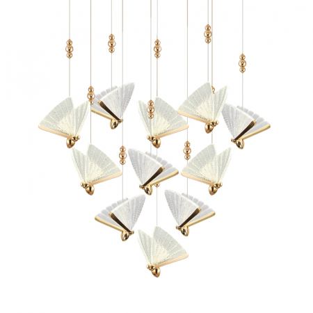 Подвесной светильник Delight Collection Butterfly OM8201008-11 rose gold