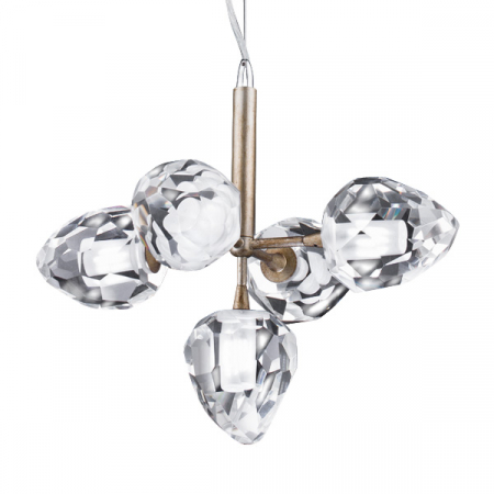 Подвесная люстра Delight Collection On the Rocks P68038M-5 gold
