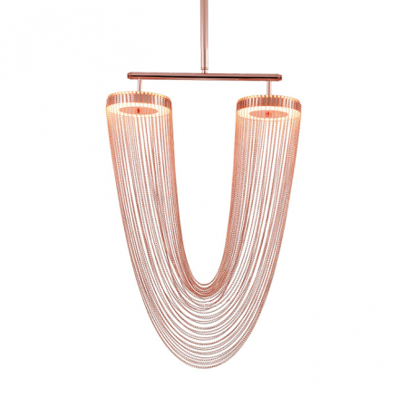 Люстра на штанге Delight Collection Otero 8608P copper