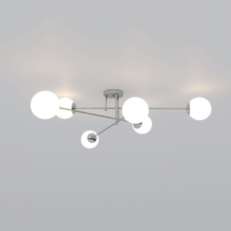 Потолочная люстра Eurosvet Netz 30181/6 хром Smart a062216