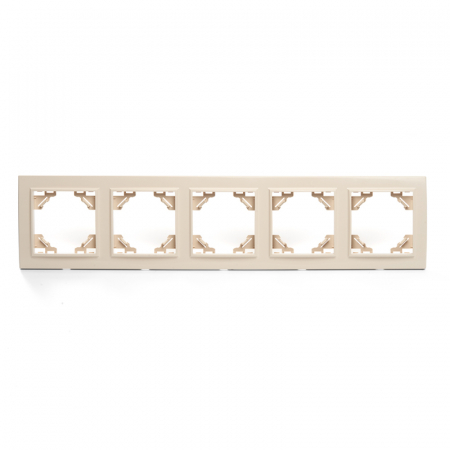 Рамка 5-местная горизонтальная Stekker Эрна 39621