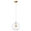 Подвесной светильник Crystal Lux LUISA SP1 BRASS/TRANSPARENT