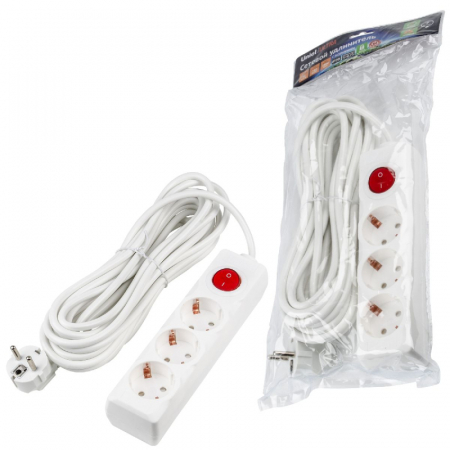 Удлинитель бытовой Uniel Ultra S-GCU3-7B WHITE UL-00010019