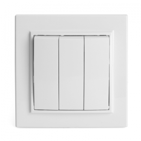 Выключатель трехклавишный Stekker Эрна 39922