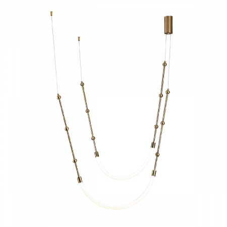 Подвесная люстра Indigo Corda 14010/2P Brass V000063L