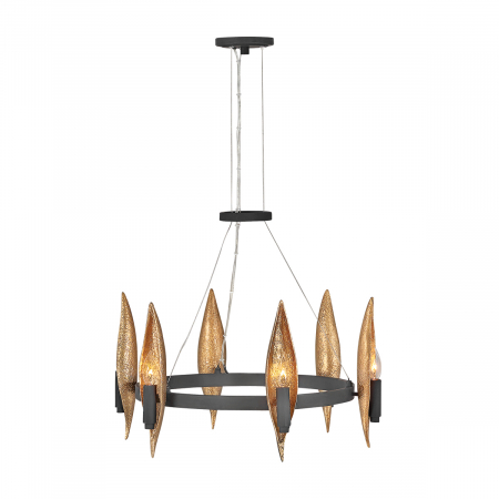 Подвесная люстра Hinkley Willow QN-WILLOW6-CBK