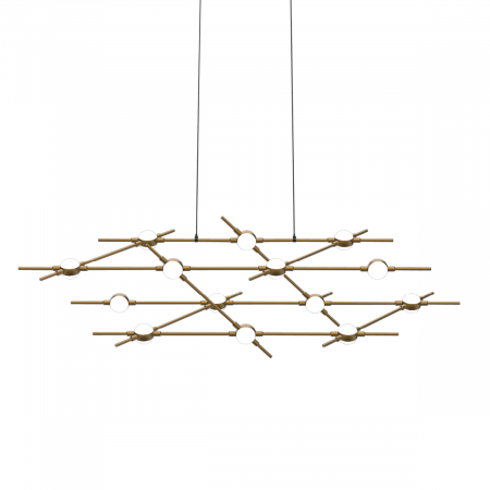 Подвесная люстра DeLight Collection Molecular MD18001067-14A black/gold