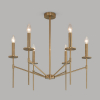 Люстра на штанге Eurosvet Anders 60142/6 латунь Smart a061930