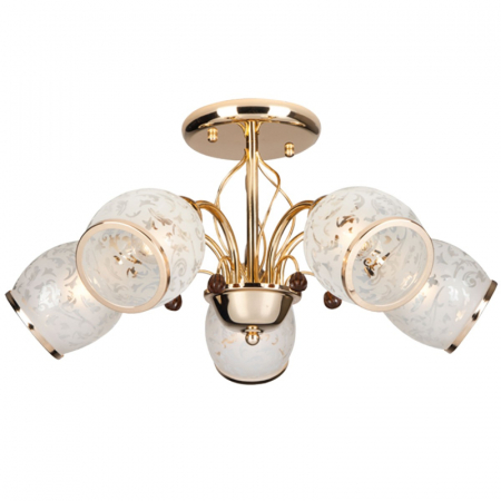 Люстра на штанге Eurosvet 30026/5 золото 00000073715