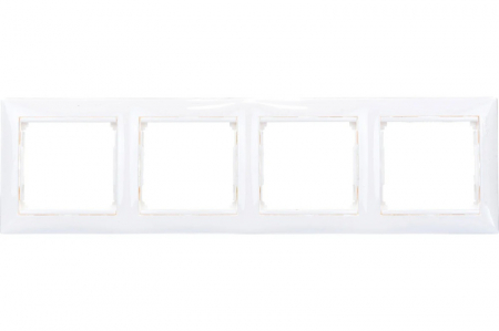 Рамка 4-постовая Legrand Valena белая 694255