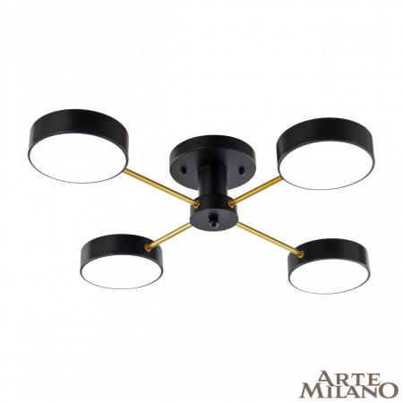 Потолочная люстра Arte Milano Ferrara 252006/4 Bk/Bk