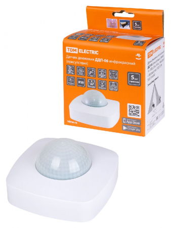 Датчик движения инфракрасный TDM Electric ДДП-06 SQ0324-0047