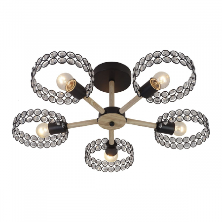 Люстра на штанге Escada Banjo 679/5P Black