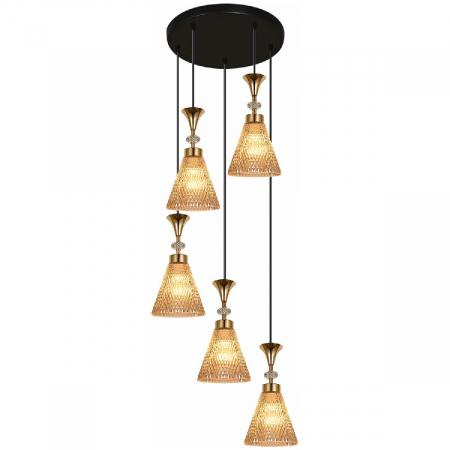 Подвесная люстра Reluce 02005-0.9-05  AMBER