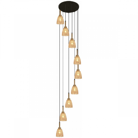 Каскадная люстра Reluce 09011-0.9-09 AMBER