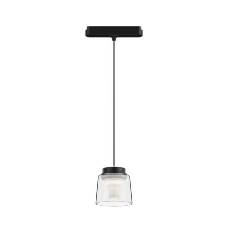 Трековый магнитный однофазный светильник Denkirs Air hang DK5377-BK