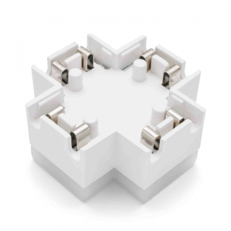 Крестовой коннектор для соединения модульных светодиодных светильников Apeyron 09-29