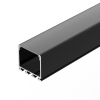 Алюминиевый профиль Arlight PLS-LOCK-H25-3000 ANOD Black 044847