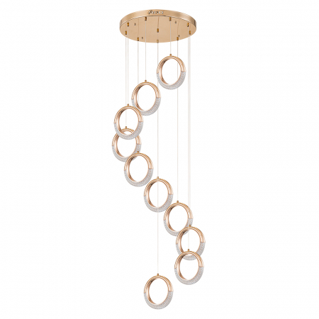 Каскадная люстра Arte Lamp Montana A7777SP-10GO