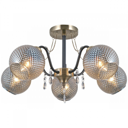 Люстра на штанге Illumico IL0432-5CSQ-29 AB BK