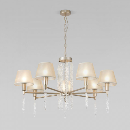 Подвесная люстра Eurosvet Charuel 60148/7 матовое золото a064945