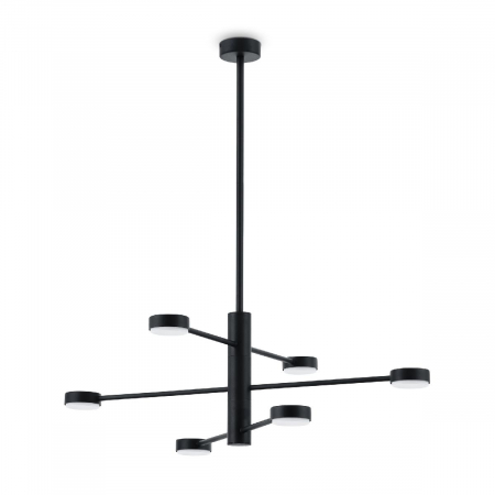 Люстра на штанге Freya Tactic FR5363CL-06B