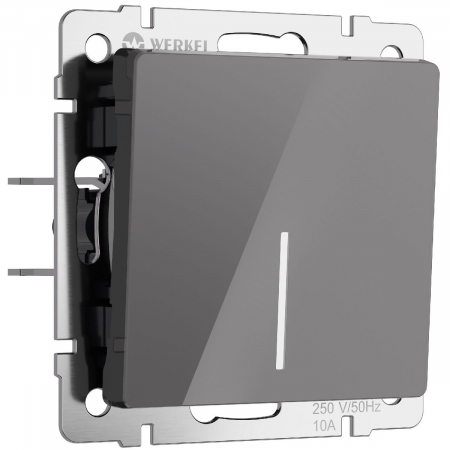 Выключатель одноклавишный проходной с подсветкой Werkel 4690389197437 W1112144 a064080