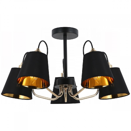 Люстра на штанге Illumico IL6120-5COU-79 BK GD