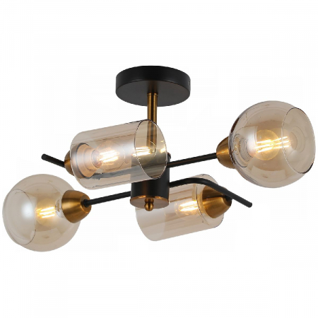 Люстра на штанге Illumico IL8243-4COU-79 BK BR