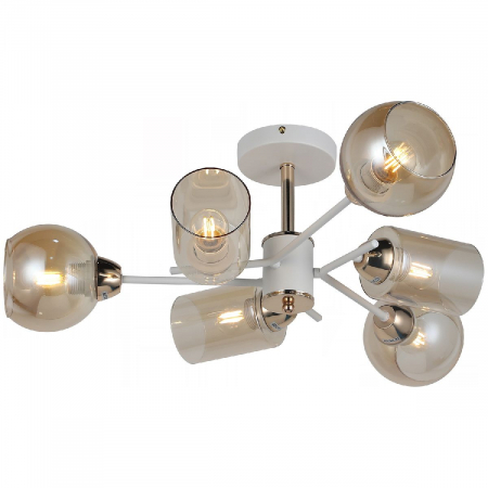 Люстра на штанге Illumico IL8243-6COU-79 WH GD