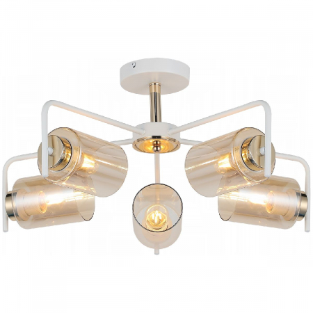 Люстра на штанге Illumico IL8248-5COU-79 WH GD