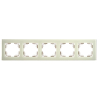 Рамка 5-местная Stekker Катрин GFR00-7005-07 49039
