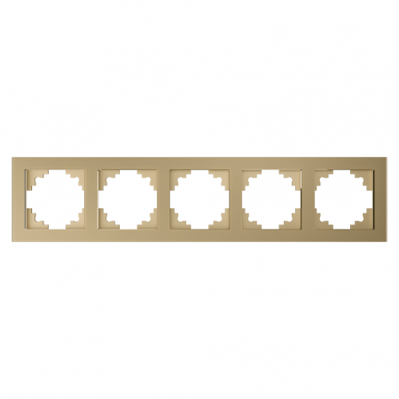 Рамка 5-местная Stekker Катрин GFR00-7005-08 49040