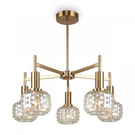 Люстра на штанге Freya Fero FR5366CL-05BS