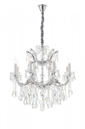 Подвесная люстра iLamp Diamond 6071-8 CR+CL