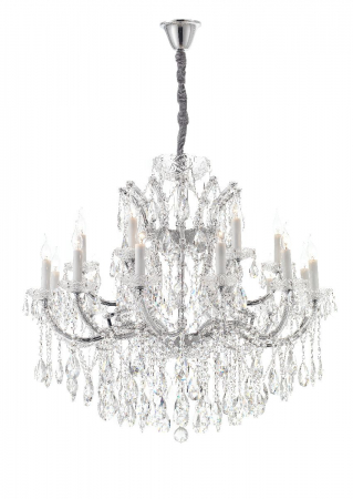 Подвесная люстра iLamp Diamond 6071-18 CR+CL