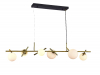 Подвесная люстра iLamp Golden 2134-6L BR+MBK