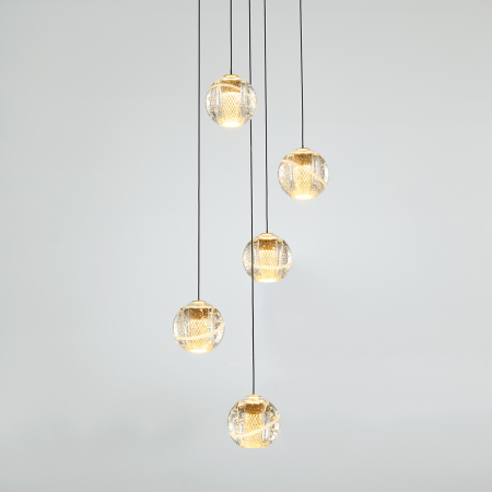 Каскадная люстра DeLight Collection MD22001052-5A gold